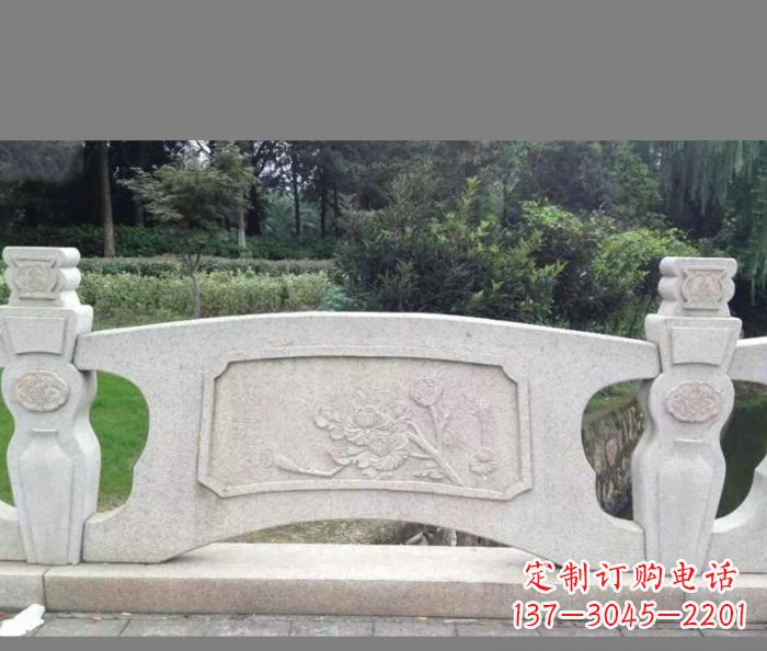 厦门公园石栏板大理石雕塑 (3)