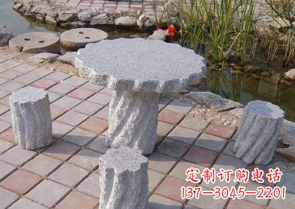 厦门公园石桌凳 (2)