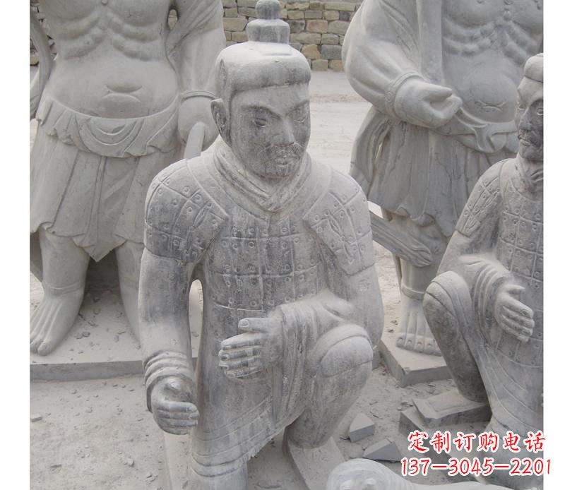 厦门古代兵马俑石雕