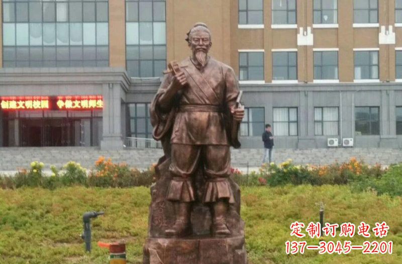 厦门传承古代名人铜雕——鲁班雕像