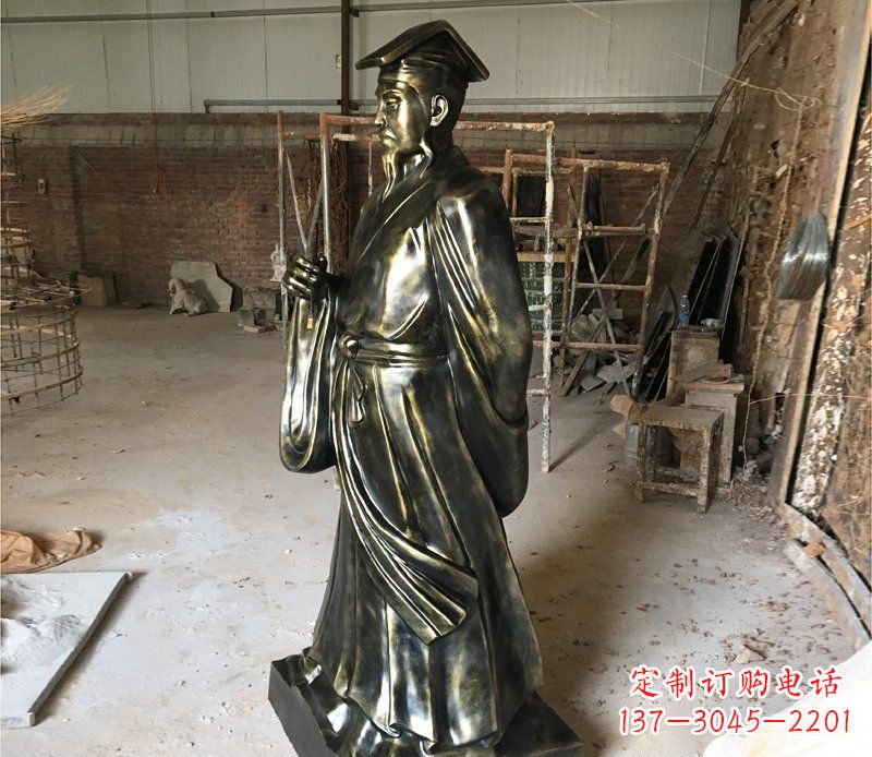 厦门千古经典——代表古代艺术审美的王羲之雕塑