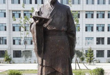 厦门传承古代珍贵文化—祖冲之铜雕塑