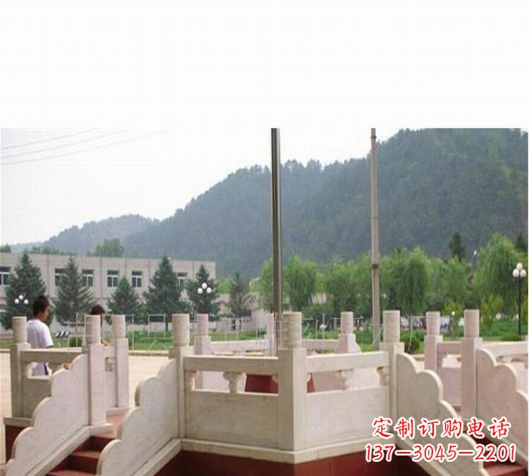 厦门汉白玉国旗台雕塑