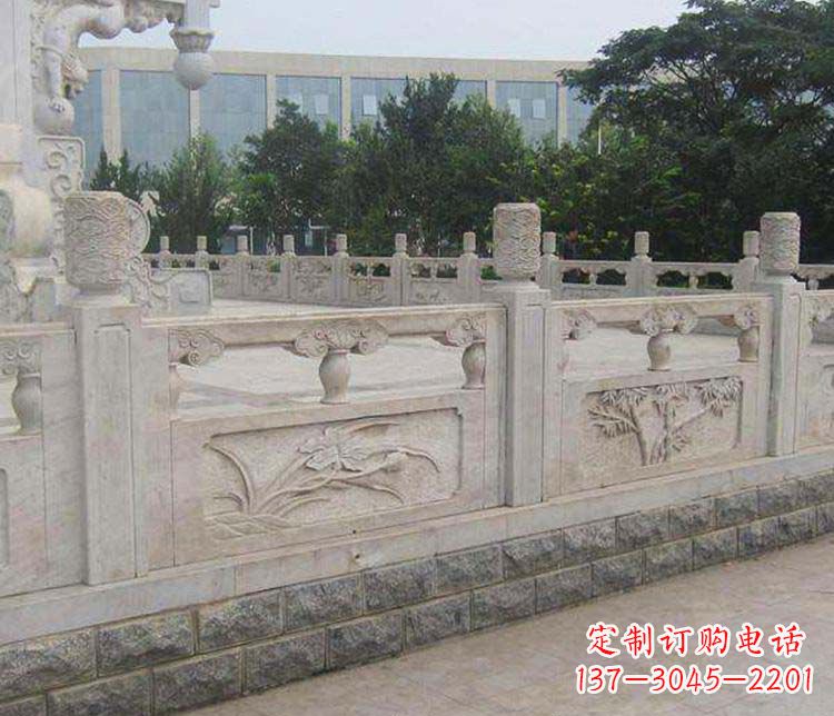 厦门中领雕塑：精美石材栏板雕塑