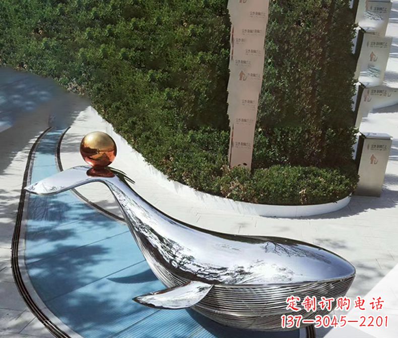 厦门镜面不锈钢海豚，一种质感的诠释