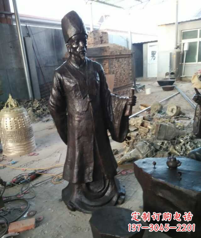 厦门李时珍古代名医铜雕