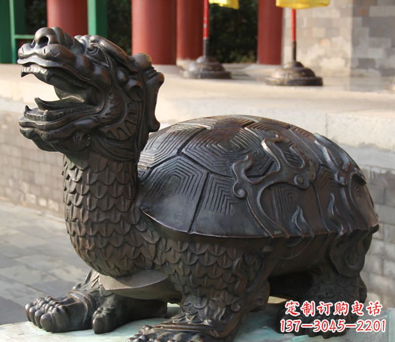 厦门龙龟铜雕