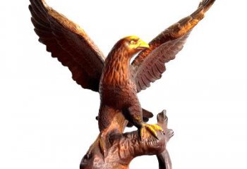 厦门中领雕塑推出的老鹰展翅铜雕绝对是一件可以…