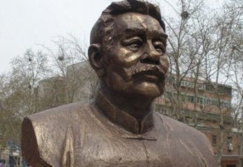 厦门鲁迅头像校园名人铜雕，传承文化，缔造经典