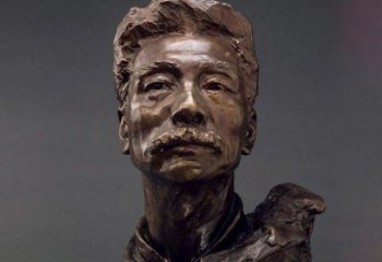 厦门鲁迅校园名人铜雕，展现鲁迅文学精神