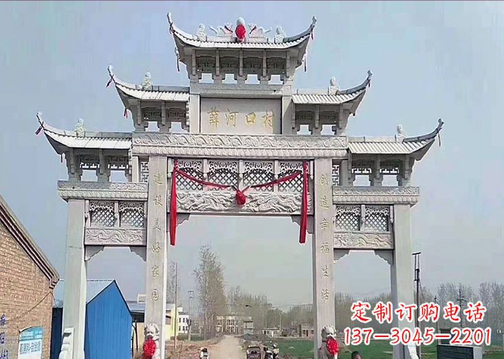 厦门牌坊石雕龙