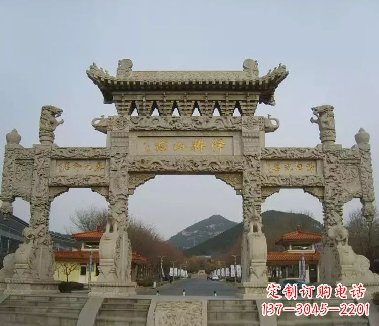 厦门铭刻美好时光,中领雕塑牌坊石雕