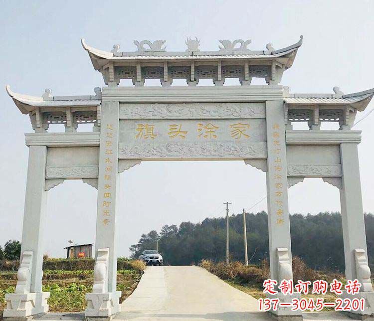 厦门三门牌坊石雕——精美雕塑,缔造传承