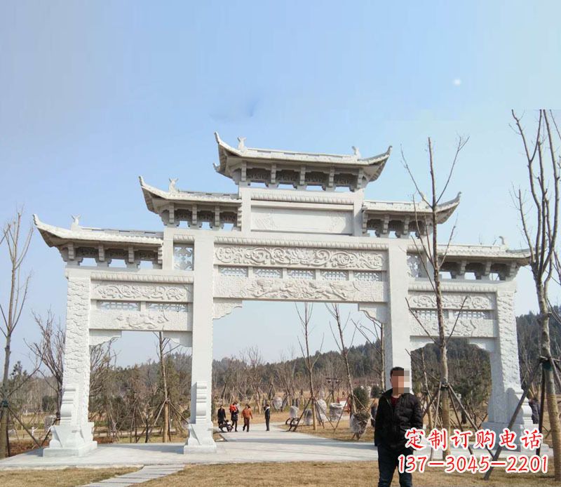 厦门中领雕塑-牌坊石雕精美无比