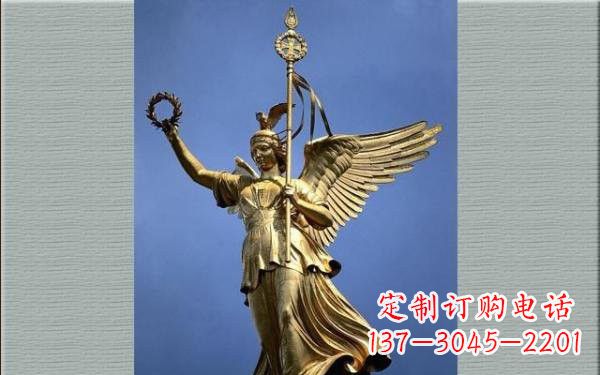 厦门优雅的胜利女神铜雕