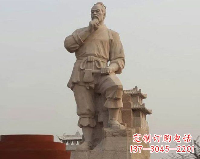 厦门重拾古代风采，中领雕塑打造高贵的鲁班雕塑