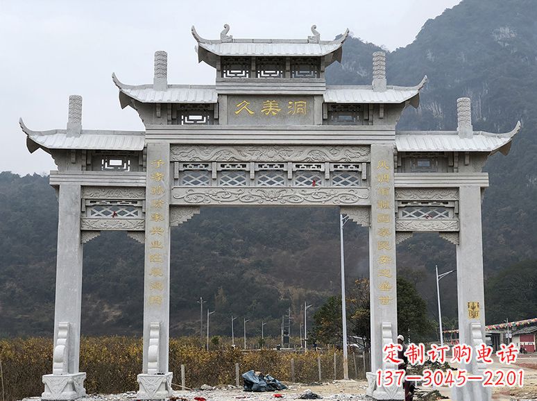 厦门石牌坊 石雕