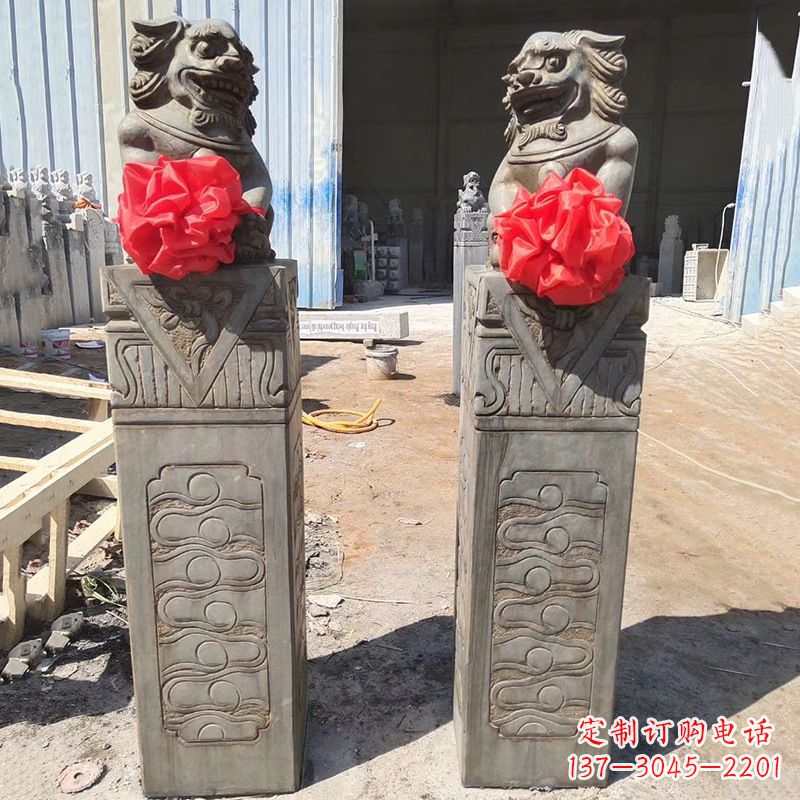 厦门石狮子栓马桩