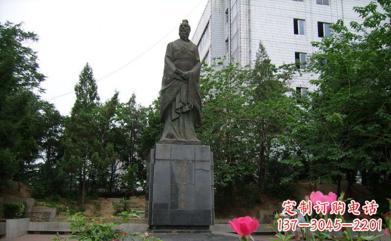 厦门司马迁古代名人铜雕