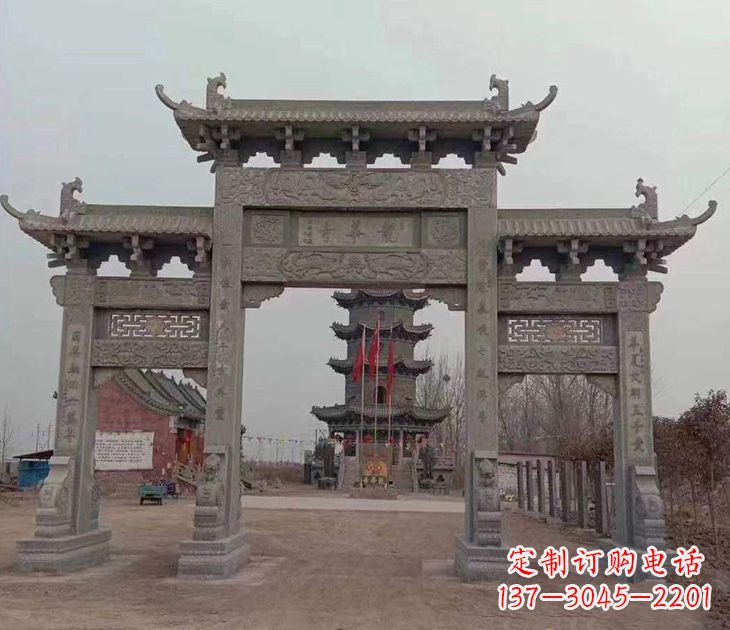 厦门寺院石牌坊