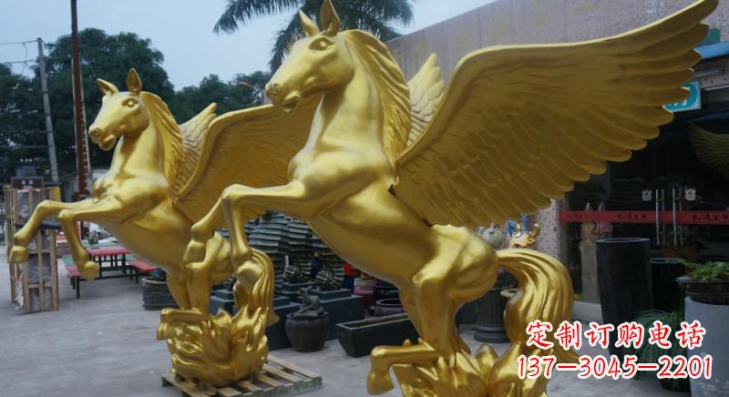 厦门铜雕飞马