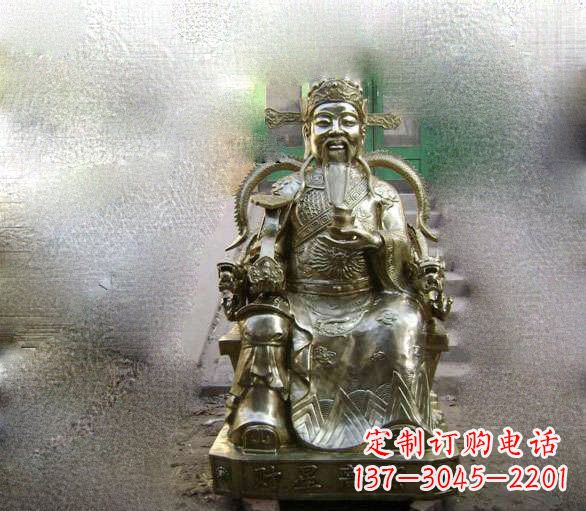 厦门铜雕文财神