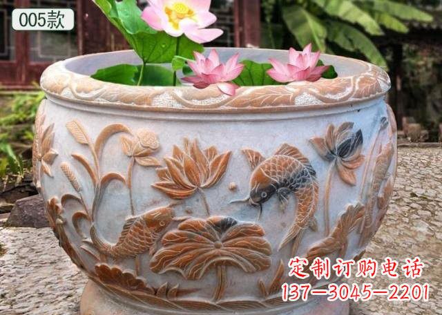 厦门晚霞红水缸鱼缸雕塑