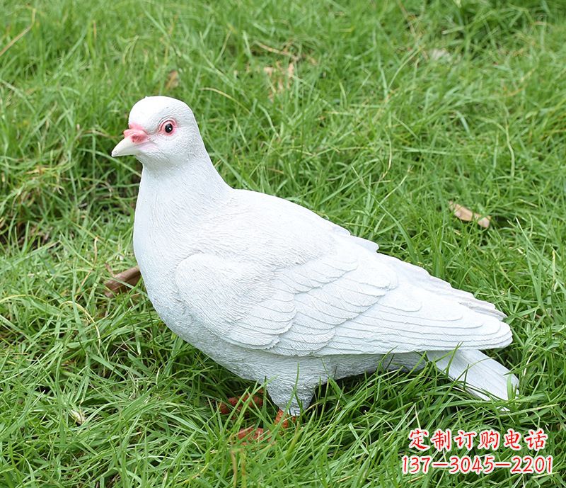 厦门潍坊和平鸽雕塑女孩