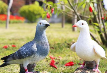 厦门秦皇岛和平鸽雕塑：表达和平与友谊的象征