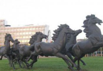 厦门群马公园动物铜雕，让艺术描绘你的故事