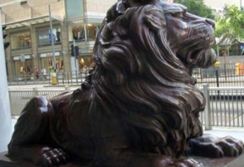 厦门汇丰铜狮子雕塑，引领潮流，传承中国古典文化