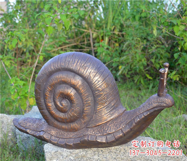 厦门蜗牛铜雕塑