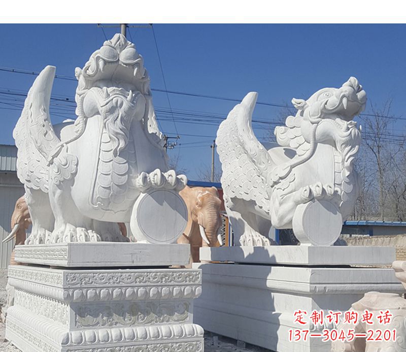 厦门獬豸法院门口神兽石雕