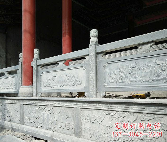 厦门园林仿古石栏板景观石雕_1 (3)