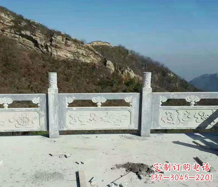 厦门园林仿古石栏板景观石雕_2 (3)