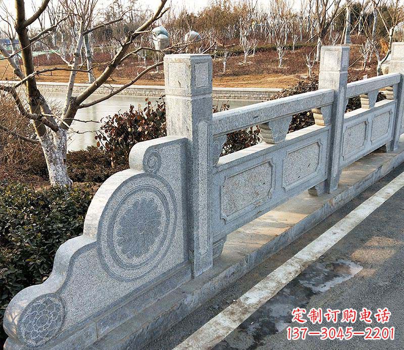 厦门园林仿古石栏板景观石雕_1