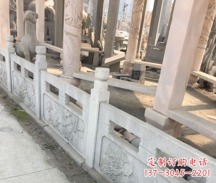 厦门园林景观大理石浮雕栏板石雕