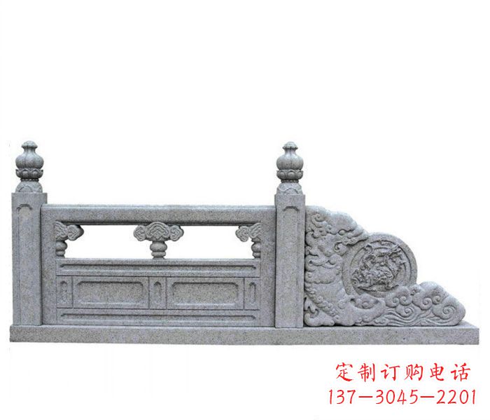 厦门园林景观大理石栏板雕塑 (2)