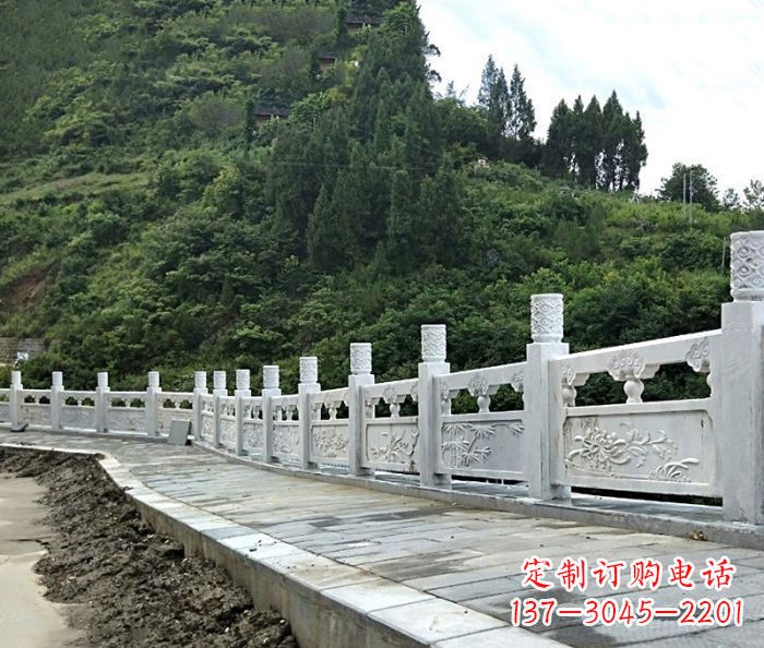厦门园林景观大理石栏板石雕_2