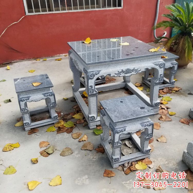 厦门园林石桌凳