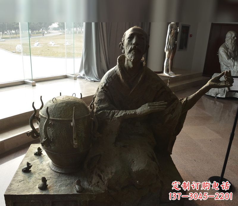 厦门张衡铜雕