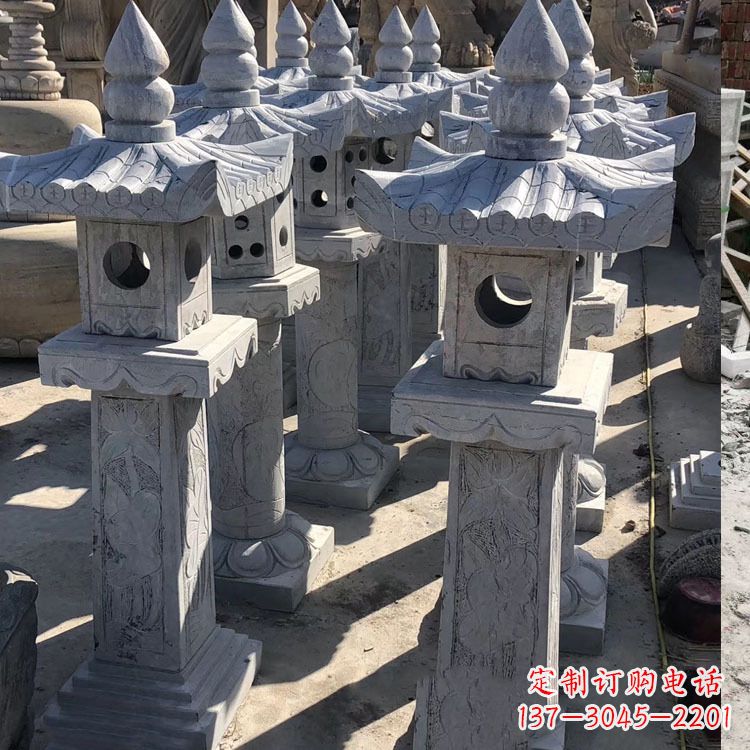 厦门中式汉代石雕灯笼